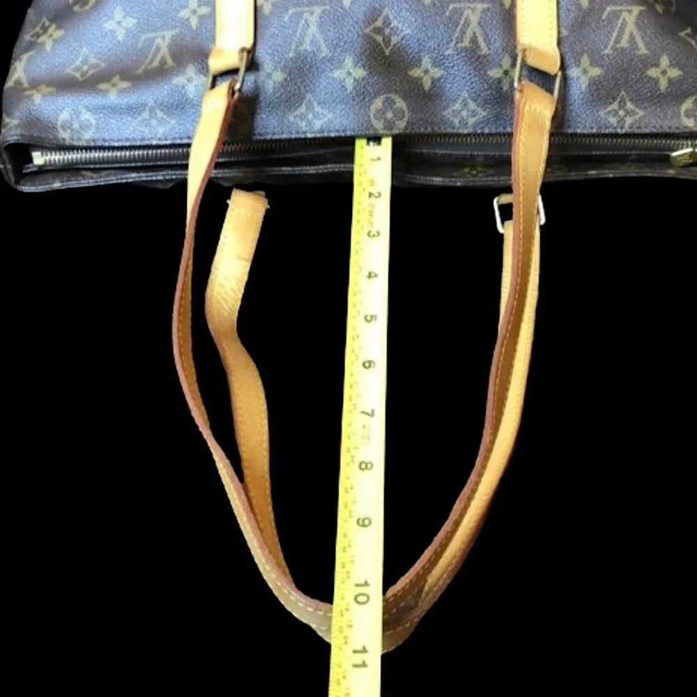 LOUIS VUITTON Monogram Cabas Mezzo Tote Shoulder Bag Larger Than Cabas Piano